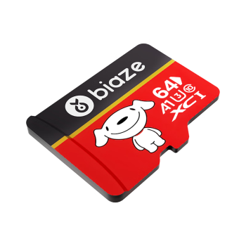 毕亚兹＆JOY联名款 64GB TF（MicroSD）存储卡 U3 C10 A1 高速 读速100MB/s 手机平板游戏机内存卡