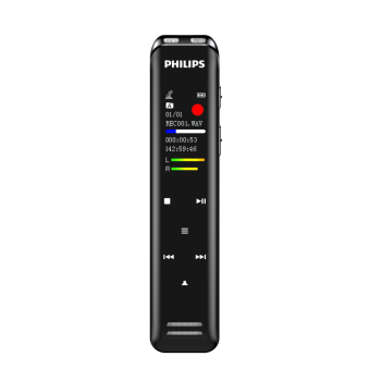 飞利浦（PHILIPS）VTR5103PRO 32G AI智能录音笔 双麦克高品质录音 语音转文本/翻译 高清外放