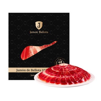 JAMON BELLOTA西班牙进口伊比利亚黑标火腿纯血统后腿切片50g即食 源头直发包邮