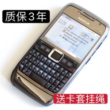 诺基亚e71e71经典手机全键盘学生备用戒网怀旧塞班直板老人机黑色移动