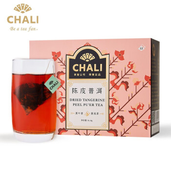 茶里（chali）陈皮普洱盒装36g(12包独立包）