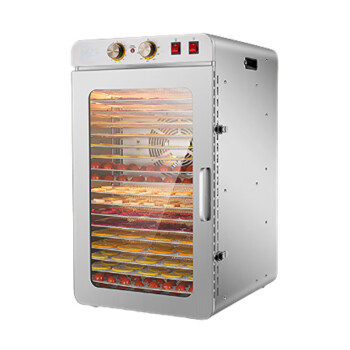 QKEJQ 干果机蔬菜食物水果烘干机药材肉类肉干商用风干机箱   20层干果机