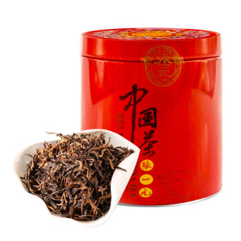 张一元 茶叶滇红红茶云南特级中国元素浓香罐装50g