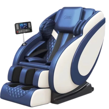 倍嘉尔BJE-L08SL导轨按摩椅智能家用多功能全自动太空舱全身沙发 蓝色