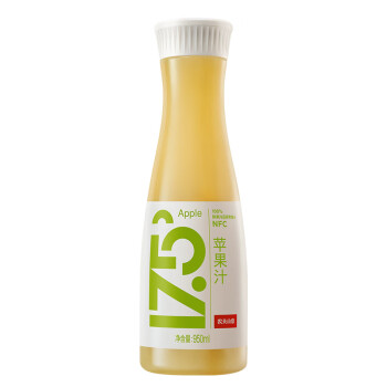 农夫山泉17.5°NFC苹果汁（冷藏型）100%鲜果冷压榨果汁饮料 950ml/瓶