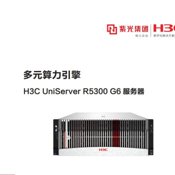 H3C服务器R5300 G6  2*6430/32*64GB/4*1.92TB+5*7.68TB/4*2700W电源