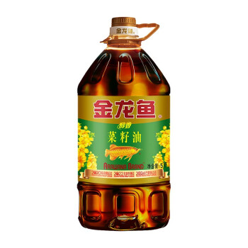 金龙鱼 食用油醇香（纯香）菜籽油5L （新老包装交替发货）
