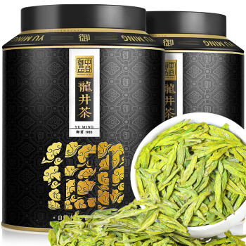 中谷御品茶叶绿茶 龙井茶 2024新茶特级开园头采嫩芽浓香型茶叶礼盒300g