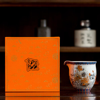 瓷理陶里公道杯大容量茶具配件陶瓷分茶器茶海仿古大号