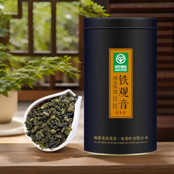 一农乌龙茶 特级浓香铁观音250g 黑罐装福建茗茶 办公茶