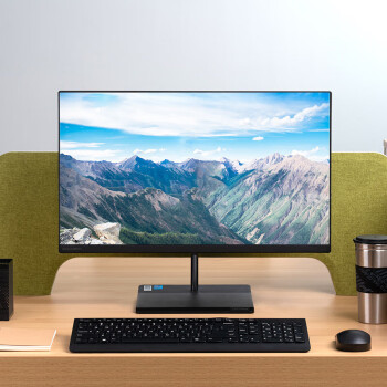 联想(Lenovo) 扬天S660  23.8英寸窄边框商用一体机台式电脑(i3-1115G4 8G 256G Office 摄像头)