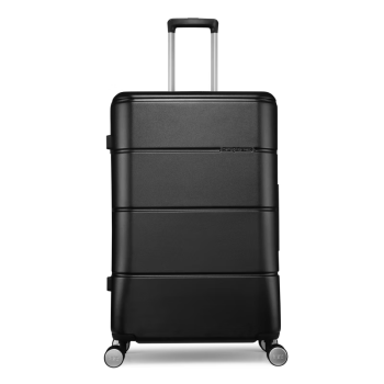 新秀丽（Samsonite）拉杆箱 横向纹理行李箱防刮抗压托运旅行箱TU2*09003黑色28英寸