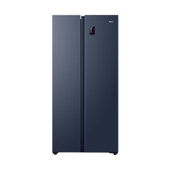 海尔（Haier）620升大容量对开门冰箱 风冷无霜新一级双变频 325L大冷冻空间双开门冰箱 黑金净味保鲜以旧换新