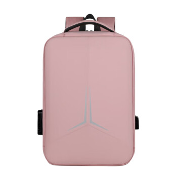 皮卡诺（Picano）硬壳电脑包双肩包女士大容量定型潮流商务休闲 GT2252 粉色
