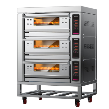 乐创（lecon）烤箱商用大型专业电烤箱大容量 披萨面包蛋糕月饼烘焙烤箱三层六盘 LC-KS306（380V）