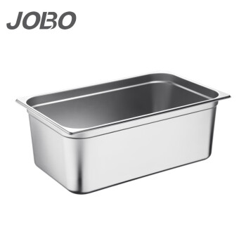 巨博(JOBO) 美式防挤份数盆1/1不锈钢盆份数盒打菜盆200mm自助餐盆不含盖子FSP1120G