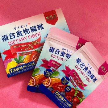 日本bola复合食物纤维片so压片糖果果蔬胶原糖果片纤姿加强版微商抖音