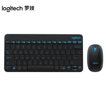 罗技（Logitech）无线键鼠套装 迷你键盘鼠标带无线2.4G接收器USB连接笔记本电脑台式机企业级办公 MK245 颜色随机