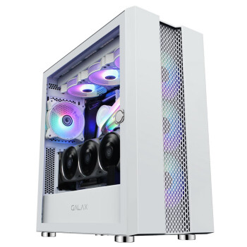 影驰 超新星白色电脑游戏机箱（兼容E-ATX主板/360水冷位/显卡竖插/0.7mm厚五金/玻璃全侧透/理线板）