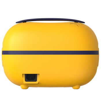 美的（Midea）电热饭盒 FB10M305（黄色）捣蛋鬼加热饭盒 可插电 保温 便携快速 加热双层304不锈钢