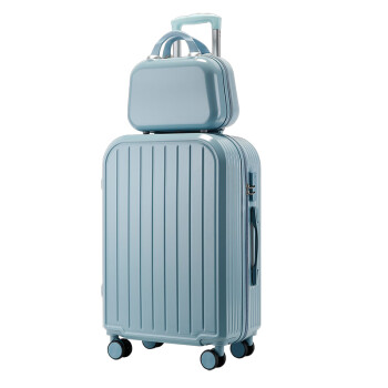 旅途者（JOURHEY SHI） 拉杆箱 行李箱旅行箱密码箱 902子母拉链款 22英寸 蓝色
