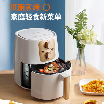 九阳（Joyoung）空气炸锅 家用智能多功能 4.5L大容量 准确定时无油低脂煎炸 烘炸烤多功能烤箱薯条机 KL-J63A