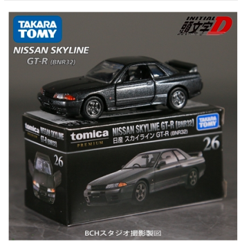 tomy多美卡合金车头文字dae86tomica藤原拓海车模玩具车中里毅gtr
