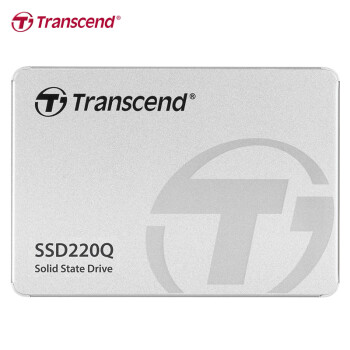创见（Transcend）1TB SSD固态硬盘 SATA3.0接口 2.5英寸 台式机笔记本硬盘 SSD220Q系列（TS1TSSD220Q）
