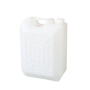 Homeglen 加厚方形酒桶塑料桶扁油桶白色水桶 小口25升