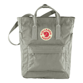 FJALLRAVEN北极狐单双肩背包休闲手提包男女款书包23710-021雾灰色14L 送女友 