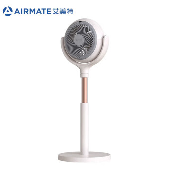 艾美特（AIRMATE）空气循环扇 家用摇头电扇负离子净化循环台立两式落地扇 FA18-RD65白色