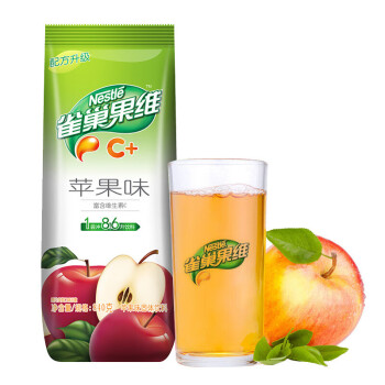 雀巢（Nestle）果维C+ 冲饮果汁 苹果味840g 富含维生素C 果汁粉 速溶果珍粉 冲调饮品