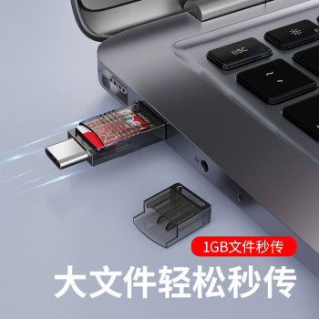 DM大迈 USB2.0读卡器 TF卡 Type-C接口 支持手机电脑笔记本内存卡行车记录仪监控存储卡 CR028