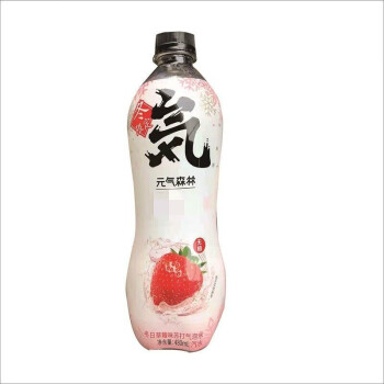 元气気森林草莓味冬日草莓气泡水樱花百香味混合碳酸饮料1樱花1苹果3