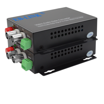 EB-LINK EB-RS-2V1D视频光端机2路纯视频+1路485反向数据数字模拟高清监控光纤延长器单模单芯FC接口