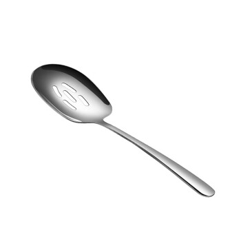 潮德家居（CHAOS）不锈钢公用勺分餐勺公勺公筷 304-加长公用漏
