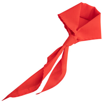 得力1米纯棉红领巾50552 小学生少先队员红领巾