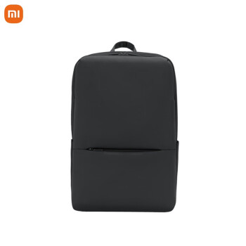 小米（MI）经典商务双肩包2 简约商务笔记本电脑背包14英寸 黑色