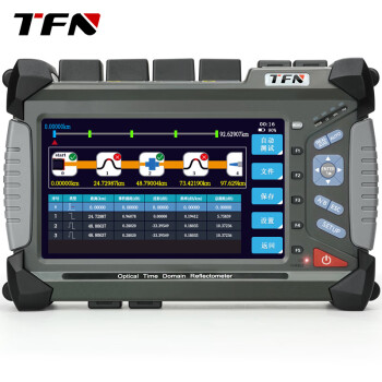 TFN F7-SM1 光时域反射仪 OTDR 单多模一体机 光纤测试仪 高精度 触摸屏 四波长850/1300/1310/1550nm