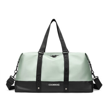 小月丫旅行包行李袋大容量轻便运动手提单肩包男女瑜伽健身包 绿色