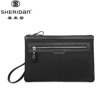 SHERIDan喜来登手包商务休闲手多层分区信封包 黑色NL210932S 黑色 中包
