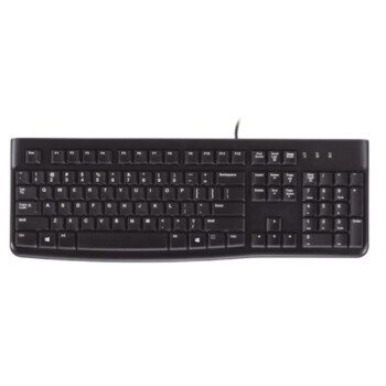 联想键盘K120 全尺寸有线键盘 USB接口电脑笔记本办公键盘 黑色