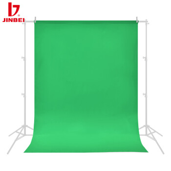 金貝（JINBEI）摄影背景布 摄影棚拍摄照相抠图道具布 摄影灯补光灯拍照 2x3米绿色背景布