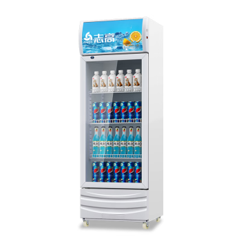 志高（CHIGO）238升小单门冷藏展示柜 商用冰箱 超市饮料啤酒保鲜立式冷柜 LSC-238