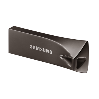 三星（SAMSUNG）512GB USB3.2 U盘 BAR升级版+深空灰 金属优盘 高速便携 学生办公 读速400MB/s