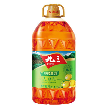 九三非转基因 三级 大豆油 4L 九三甄选