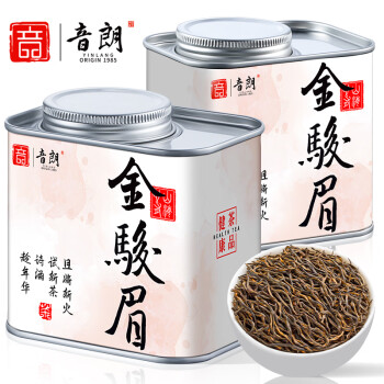 音朗茶叶 金骏眉红茶 新茶正宗高山原产蜜香浓香型罐装120g