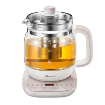 小熊养生壶电水壶花茶壶玻璃加厚煮茶器YSH-A15Z8 1.5L