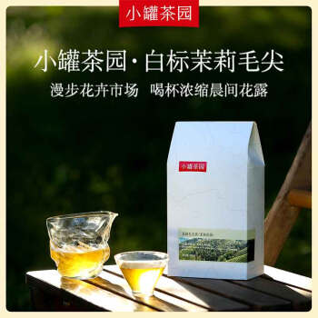 小罐茶茶叶小罐茶园白标系列特级茉莉花茶茉莉毛尖180g 袋装