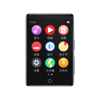 锐族RuiZu M7 32G全面屏带蓝牙触摸2.8英寸迷你运动学生MP3/MP4无损音乐播放器英语听力学习
